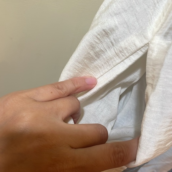 Womens New Madewell Petite Pleated Midi Dress in Stripe - Picture 9 of 15